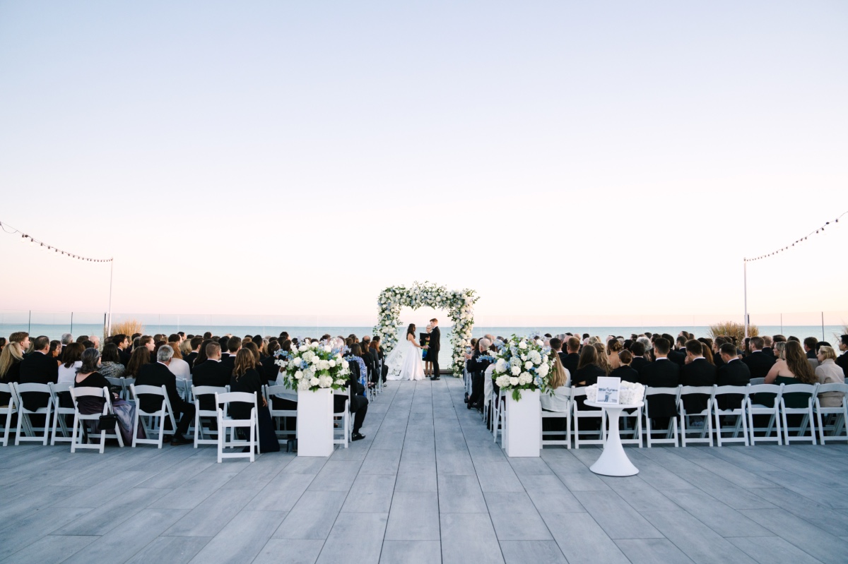 beachfront Cape Cod wedding