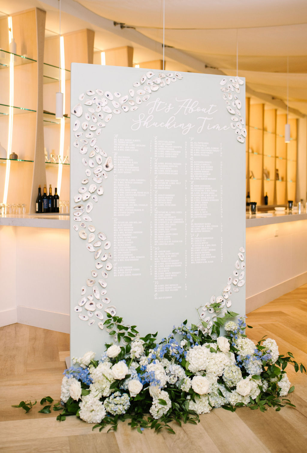 oyster shell seating chart