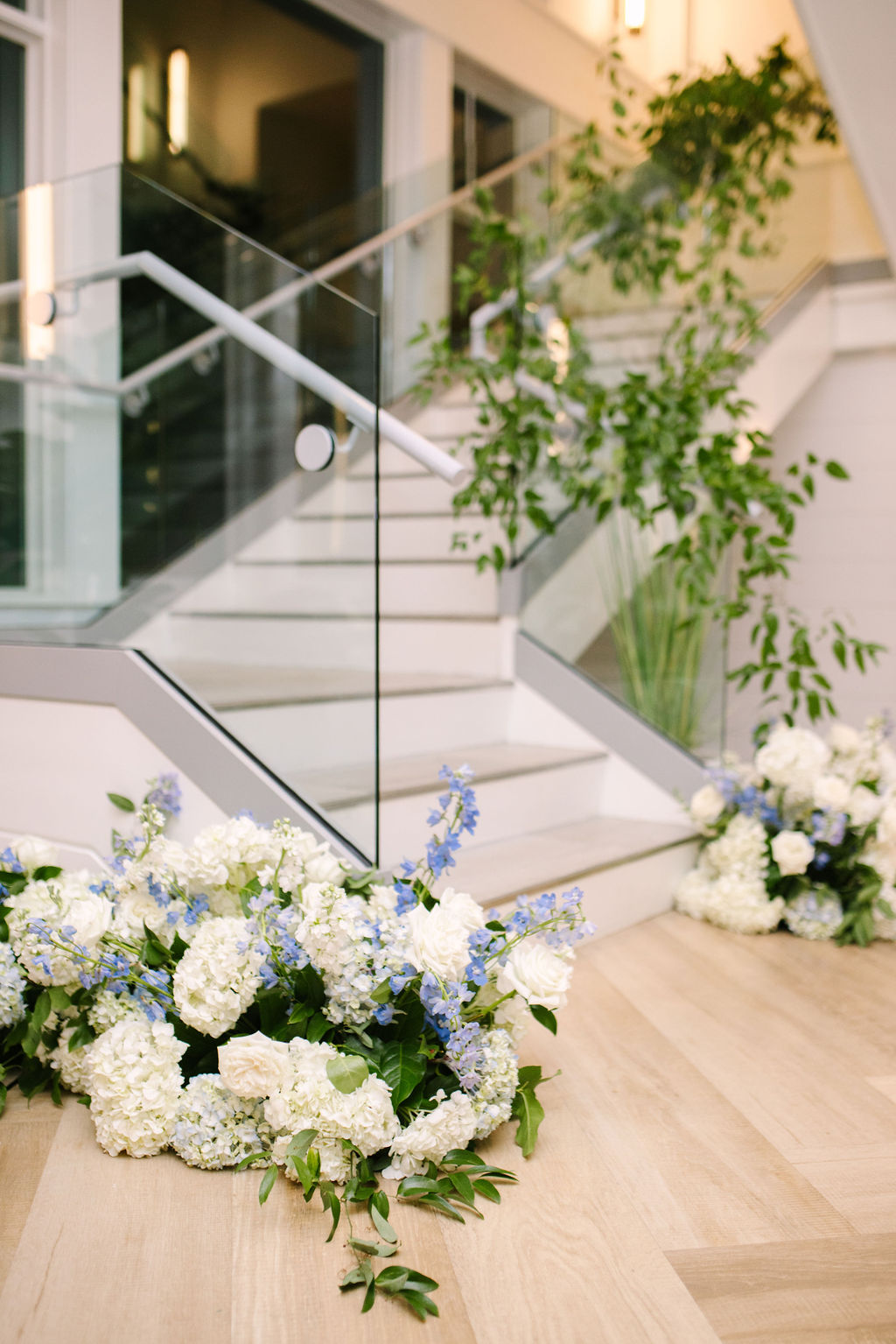 greenery staircase installations