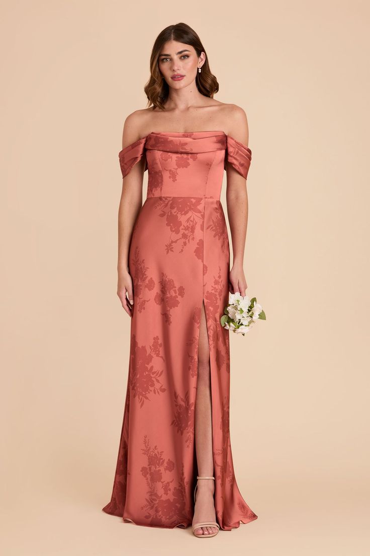 Mia Matte Satin Convertible Dress - Apricot