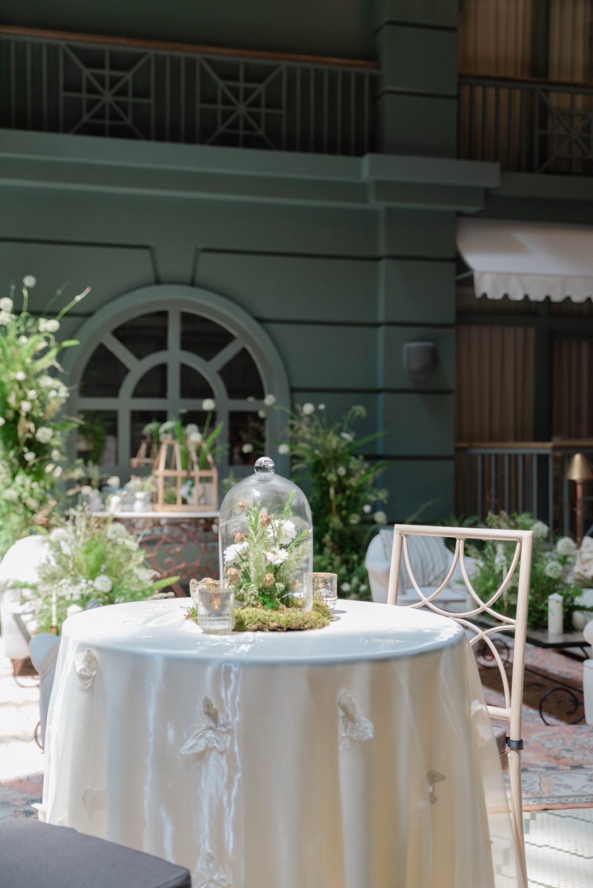 european garden-inspired bridal shower