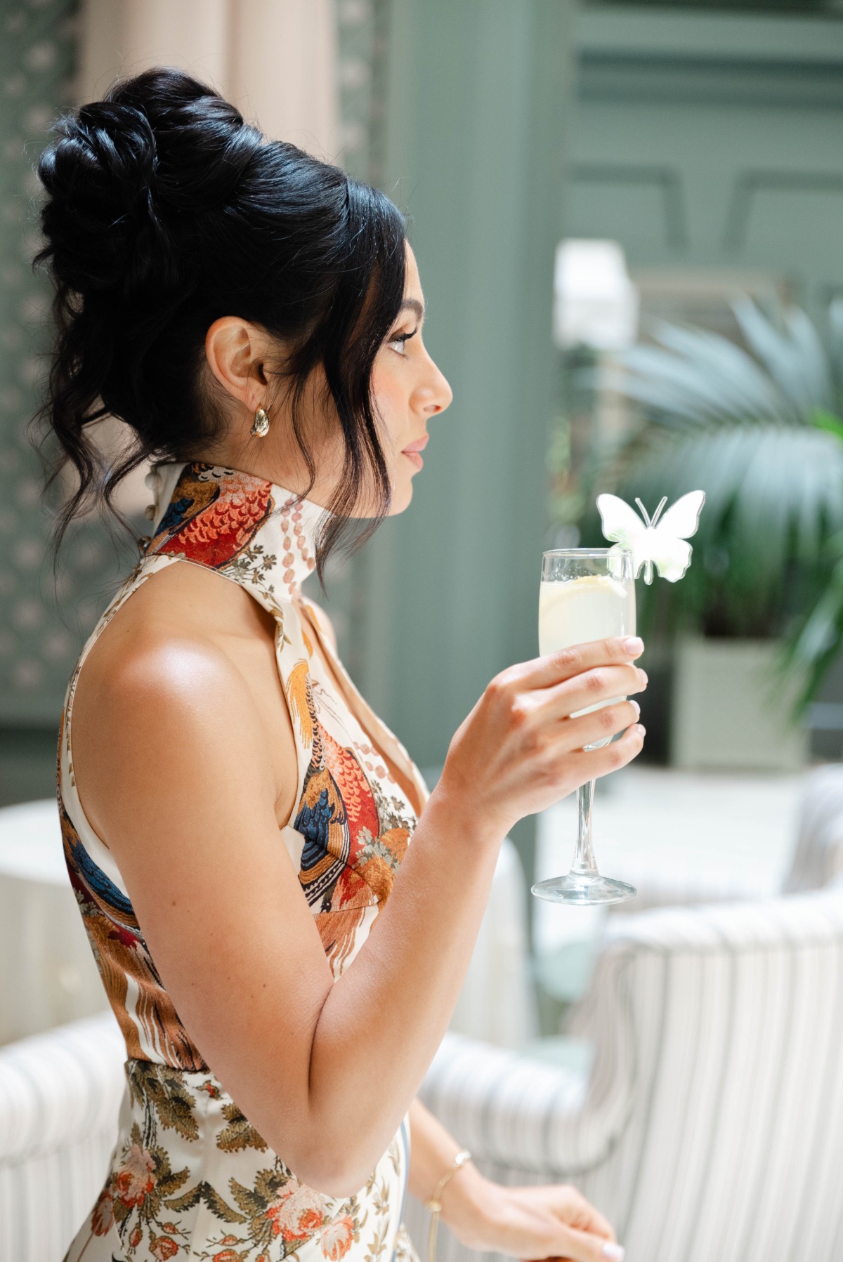 butterfly drink topper