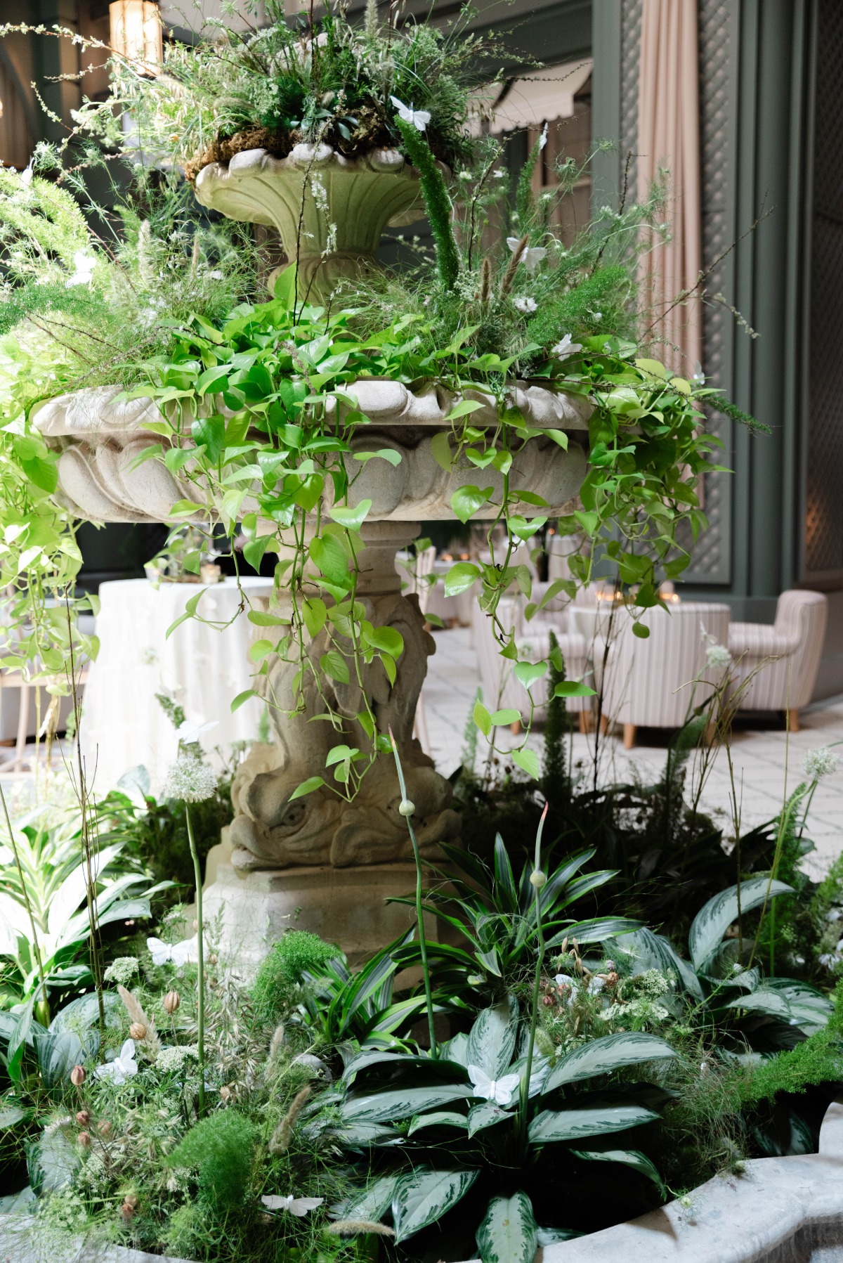 fountain greenery