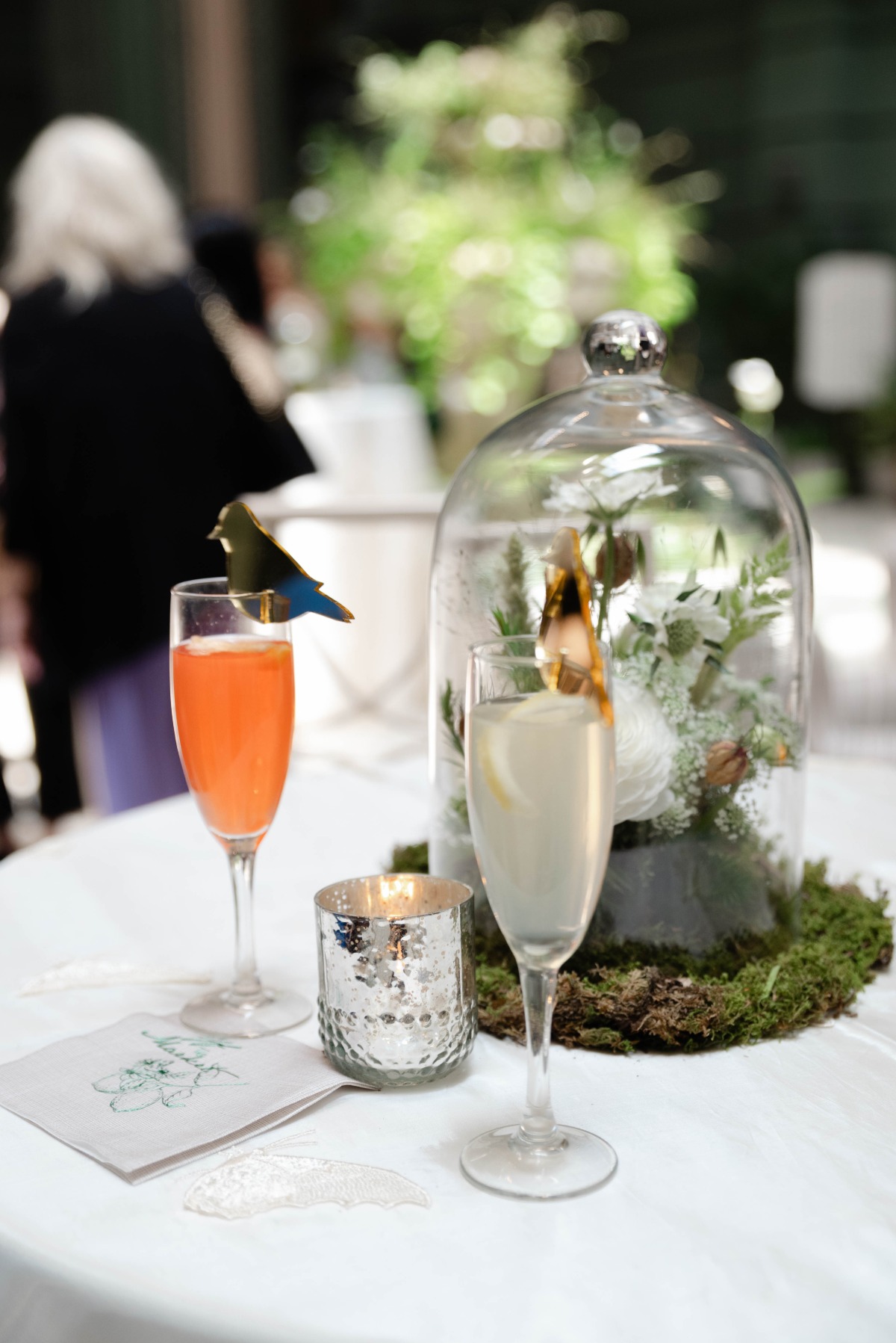 cloche centerpieces