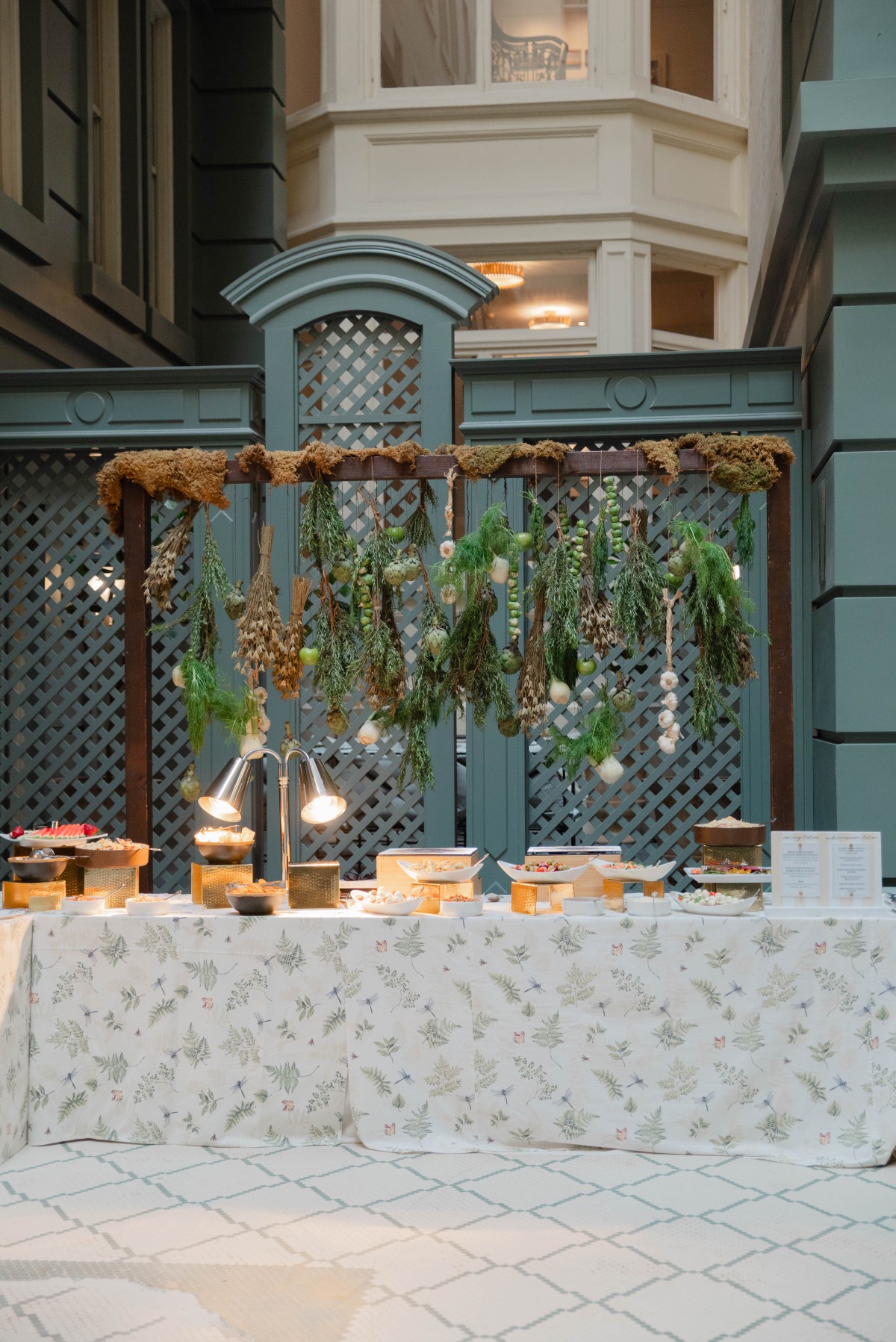 hanging herbs