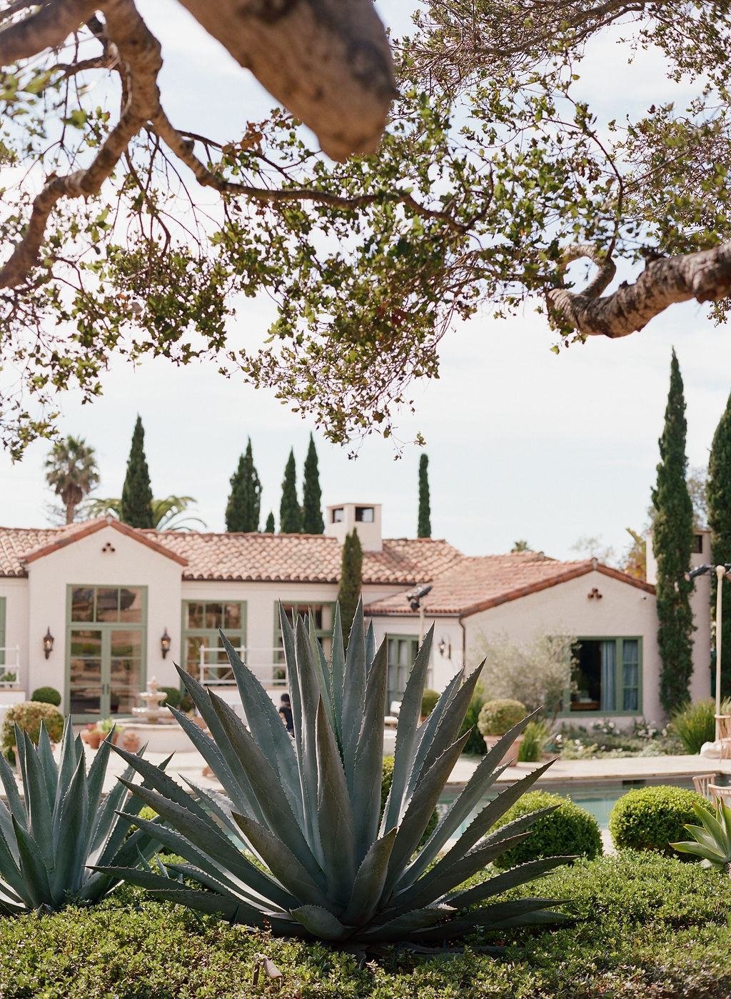 backyard California wedding