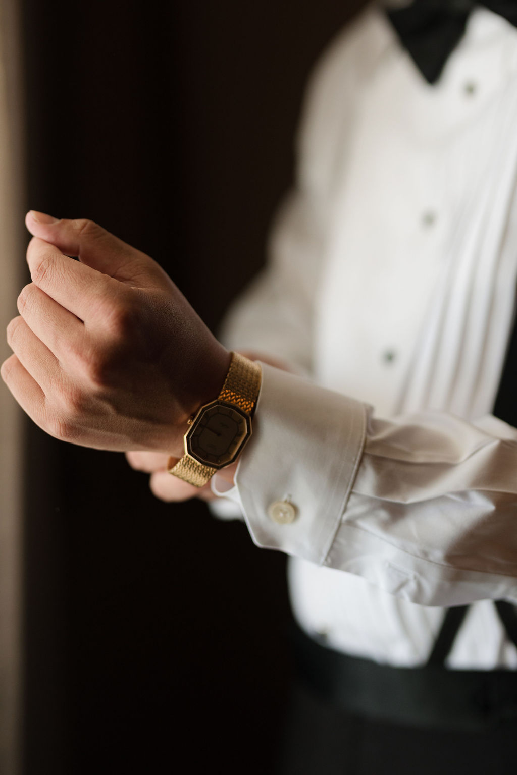 gold watch for groom