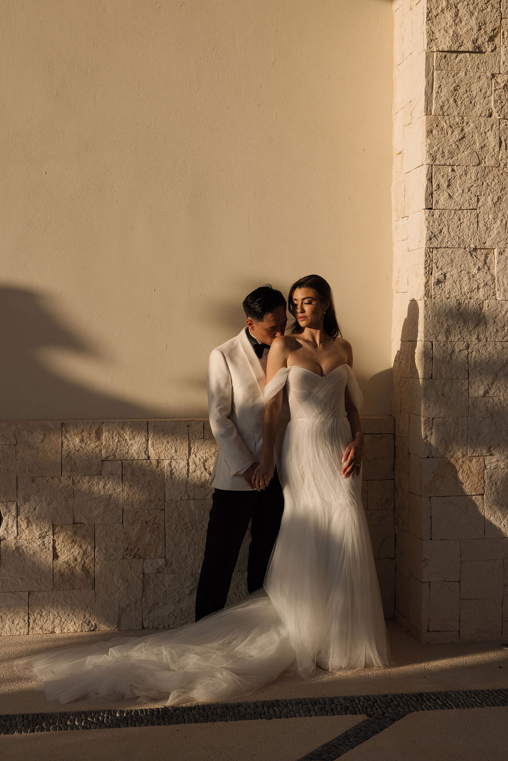 black tie tropical wedding