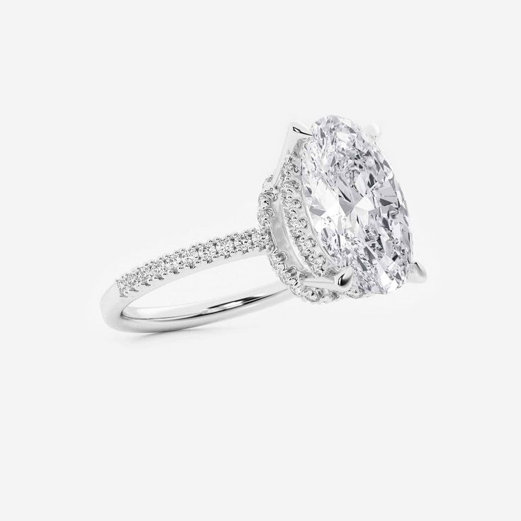 oval double halo engagement ring