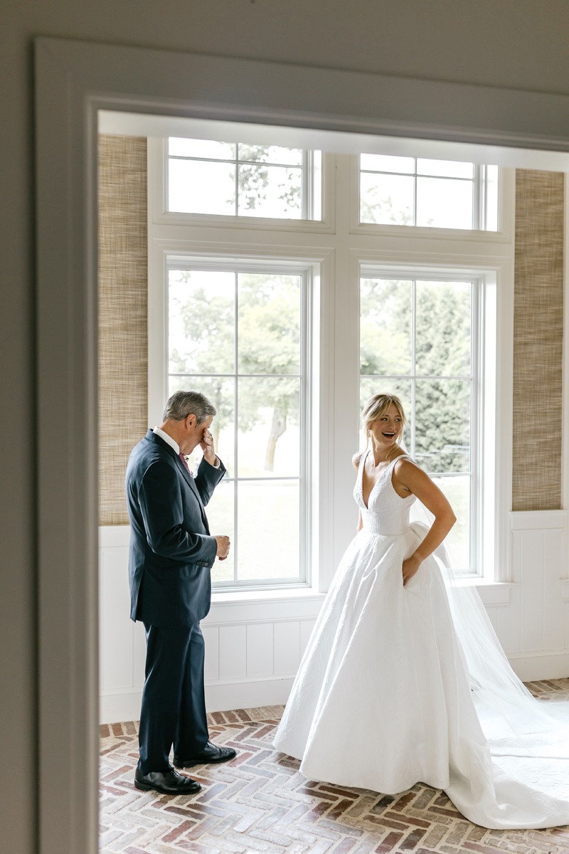 father daughter first look