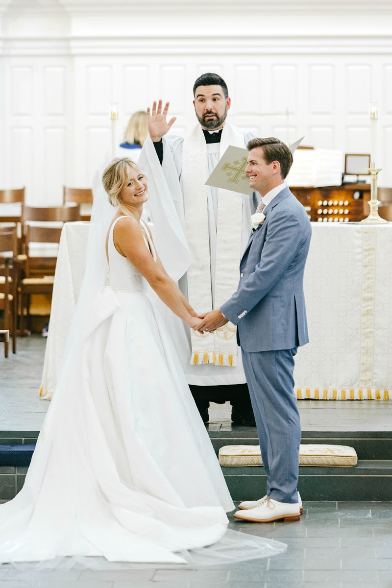 traditional church wedding