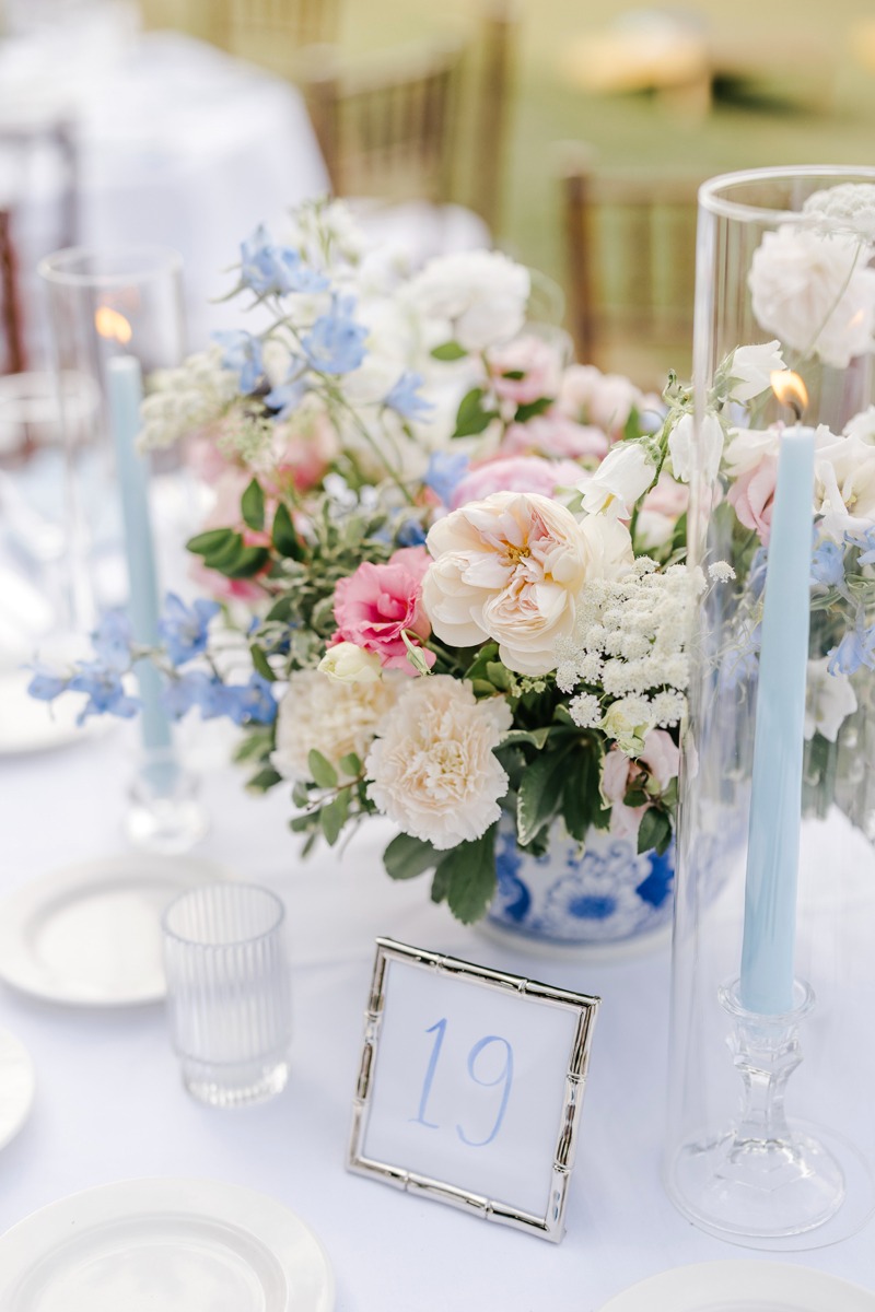 watercolor table numbers