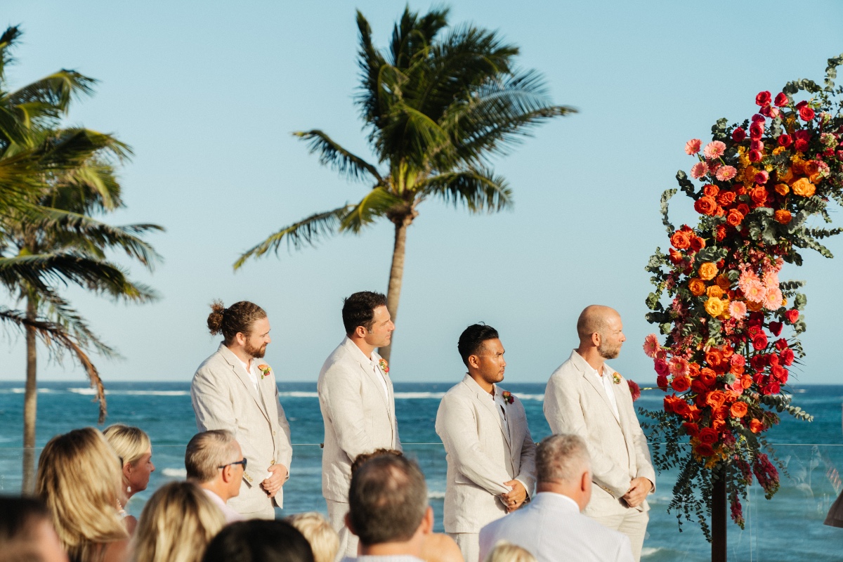 beach front wedding venue in tulum