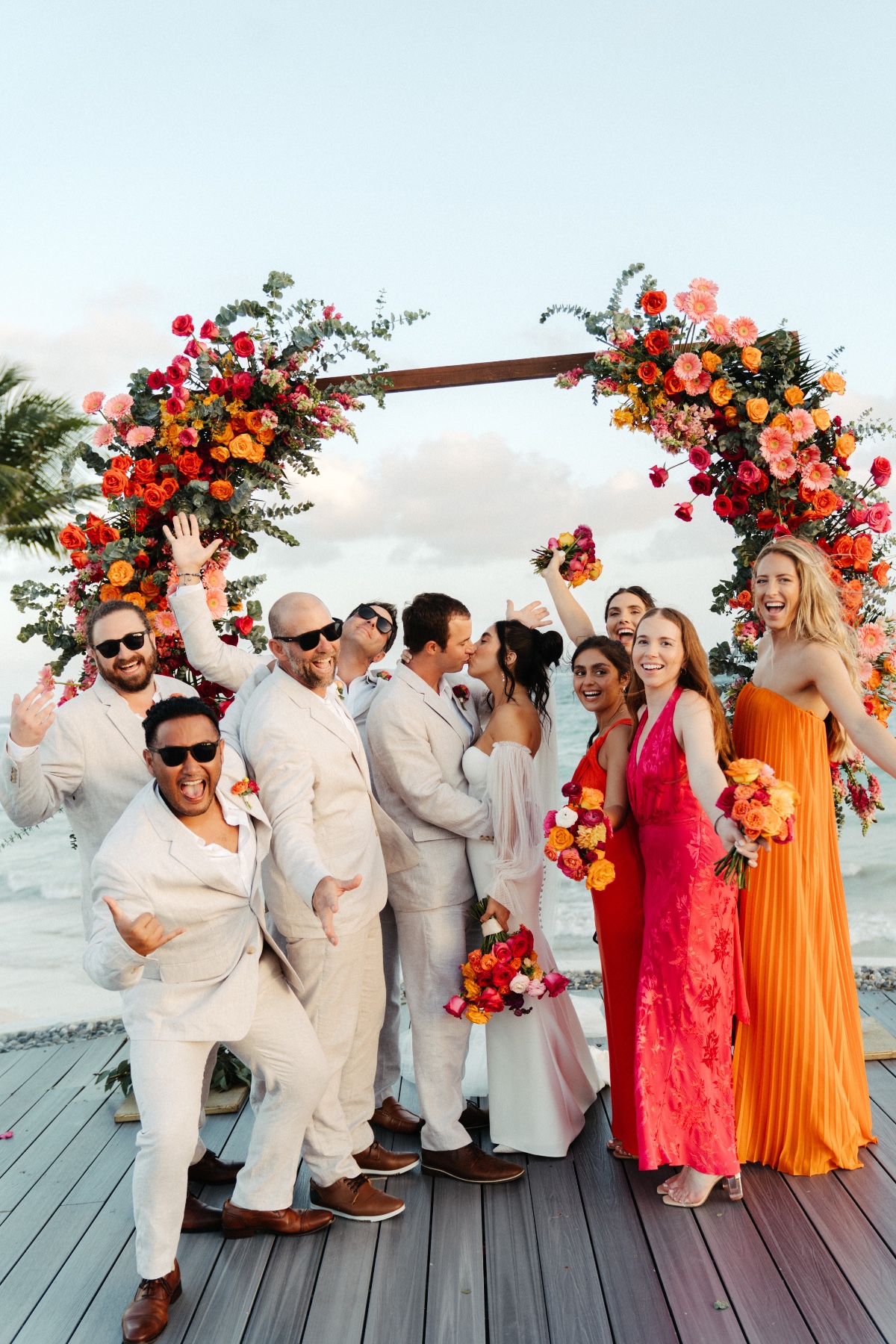 tropical wedding ceremony ideas