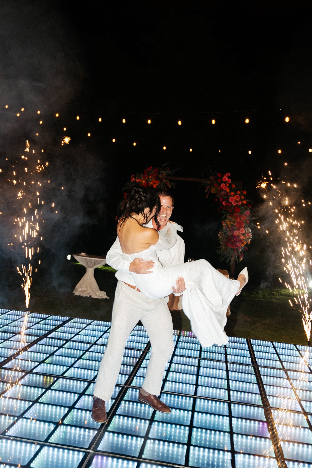 cold sparks on the dance floor tulum