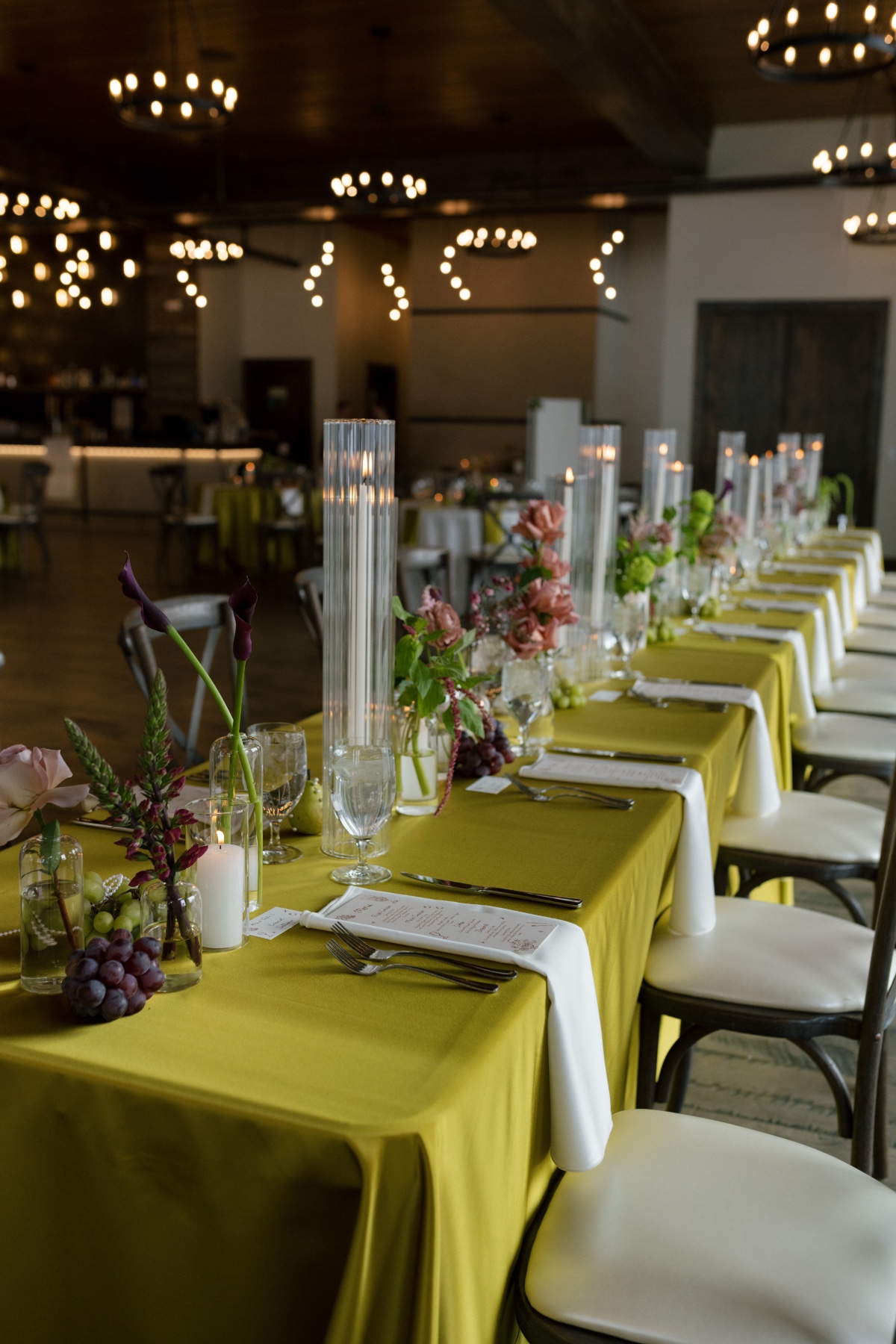 bright wedding color palette