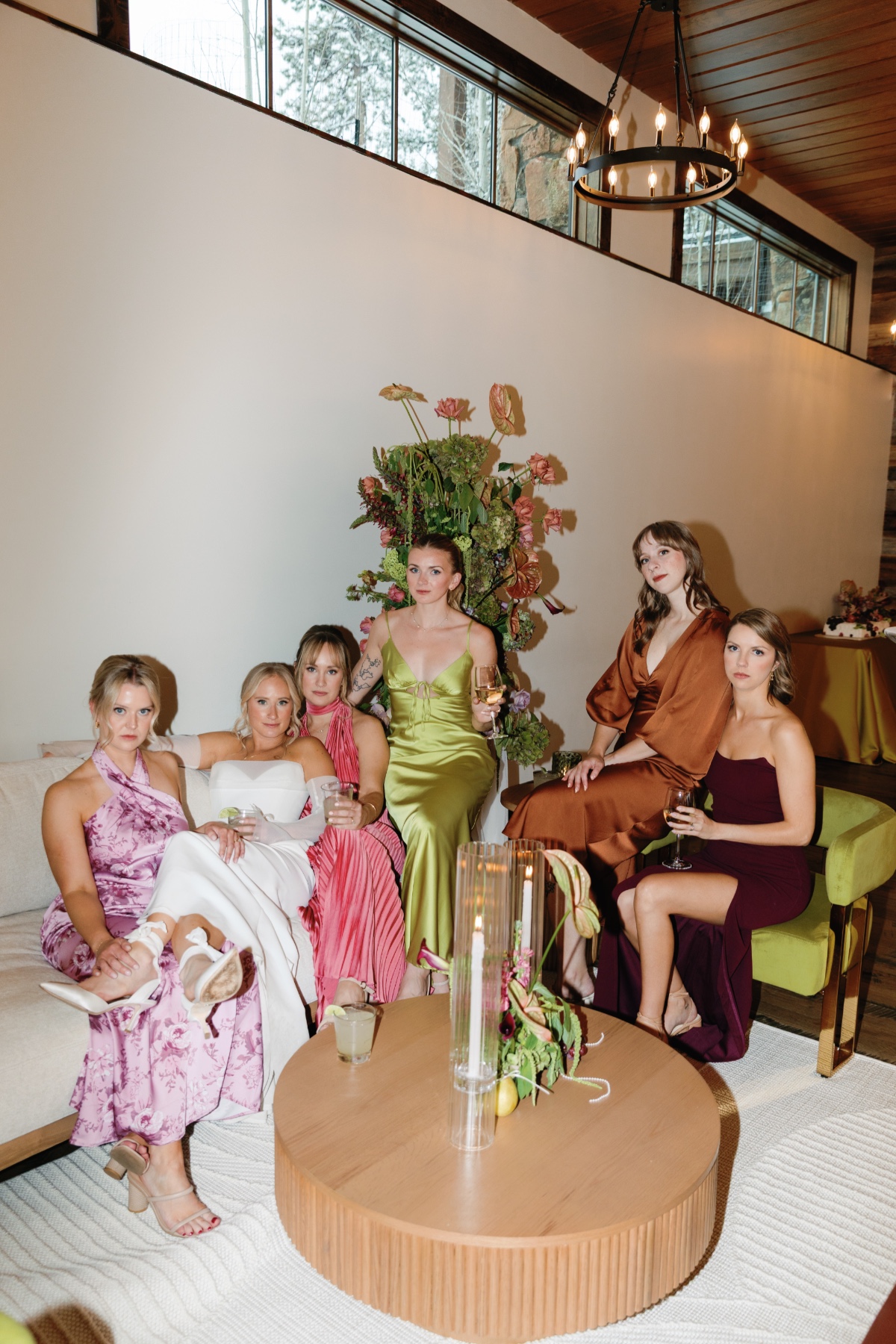vibrant wedding lounge inspiration