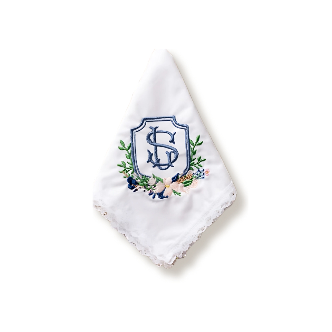 custom handkerchief for wedding