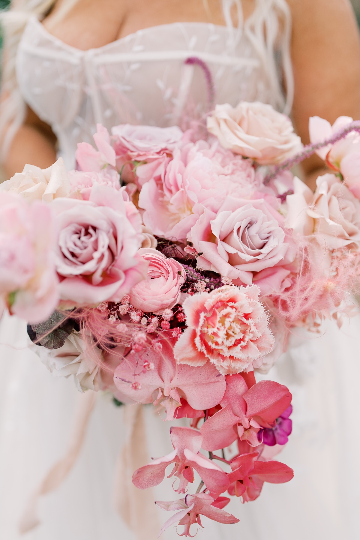 pink rose bouquet