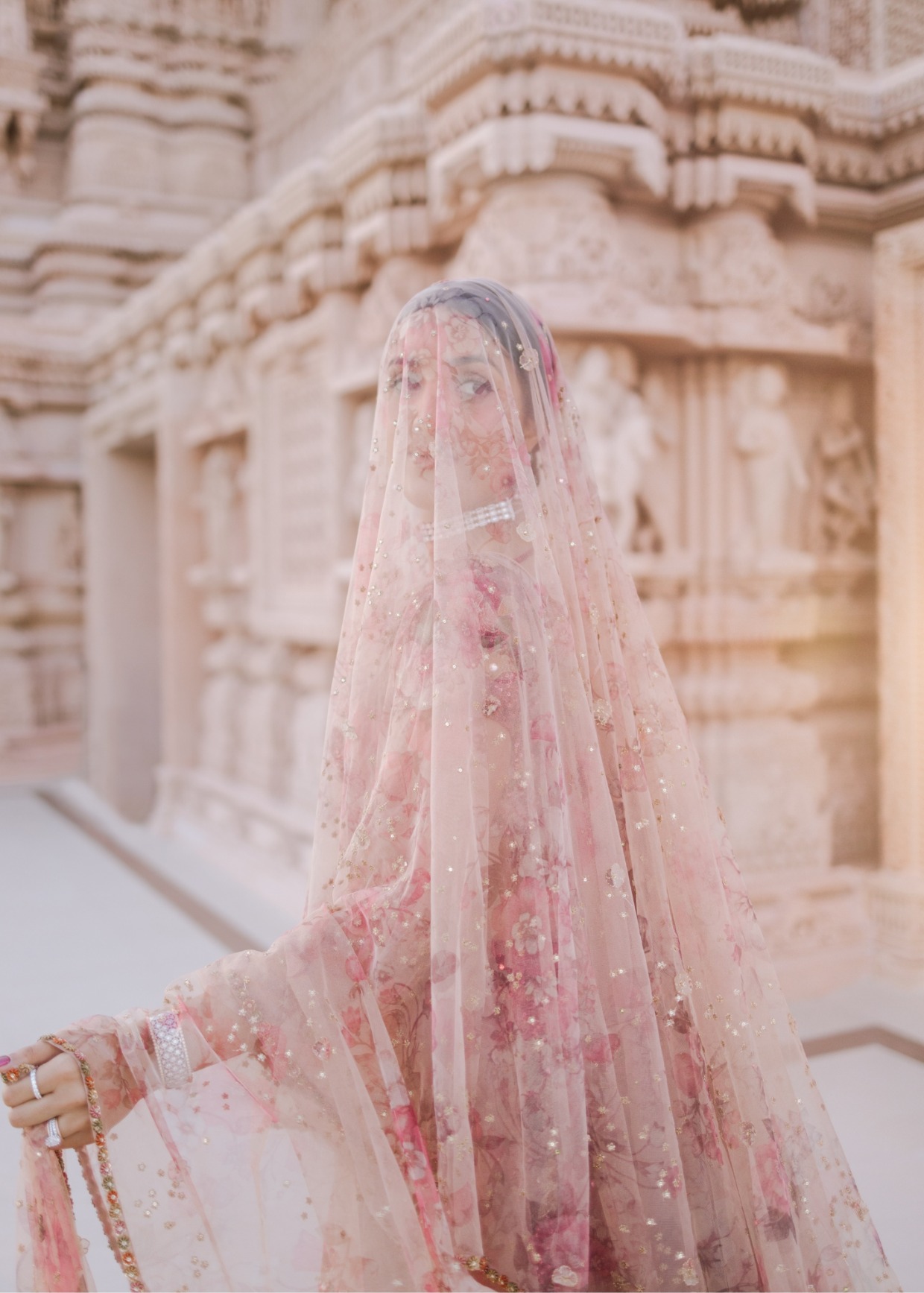 bride in blush by Natasha Gillett