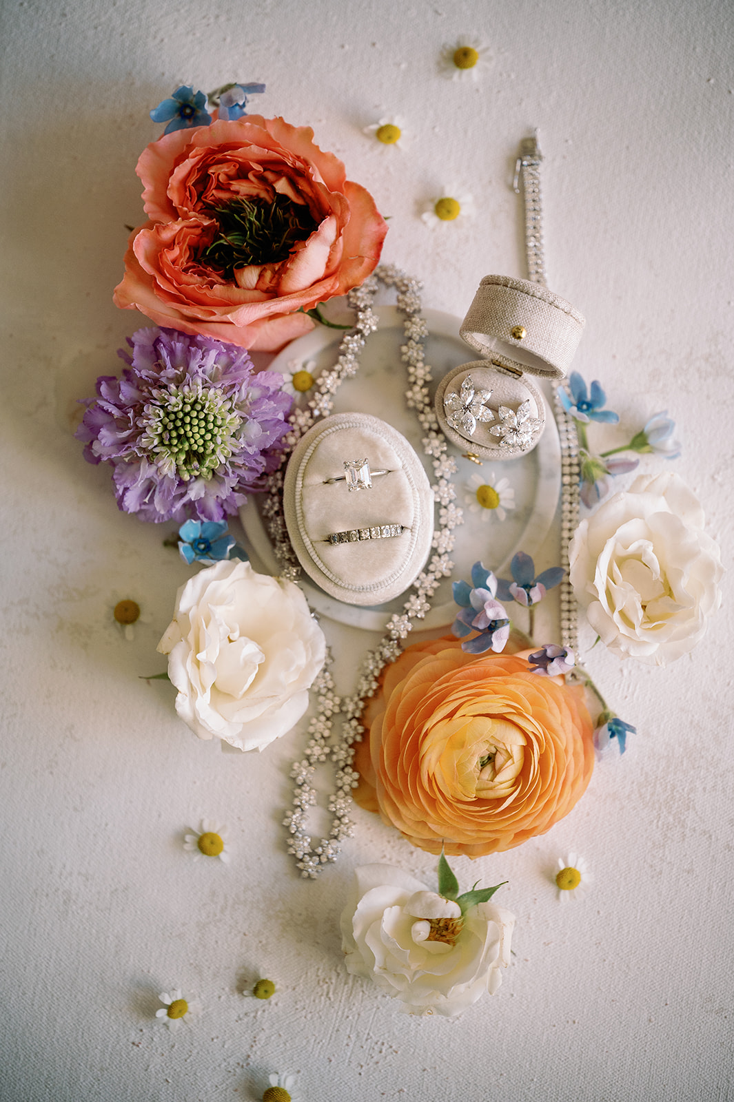 flower diamond jewelry for wedding