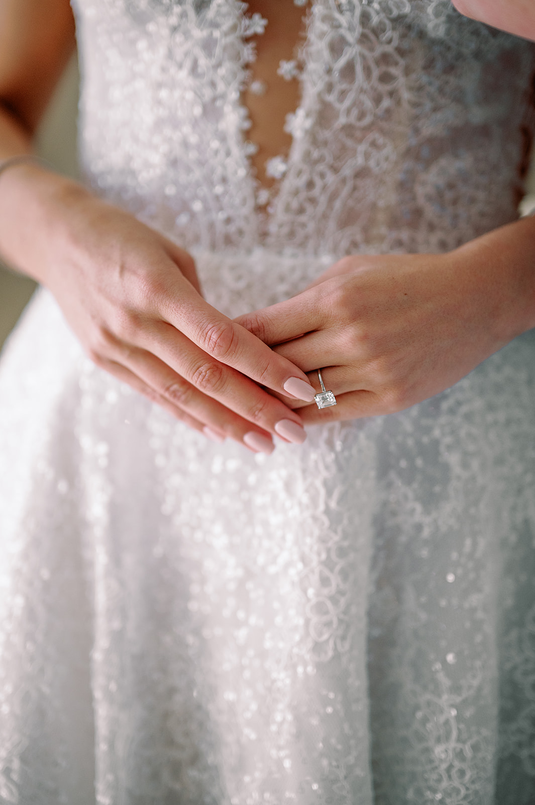 daisy lace wedding dress