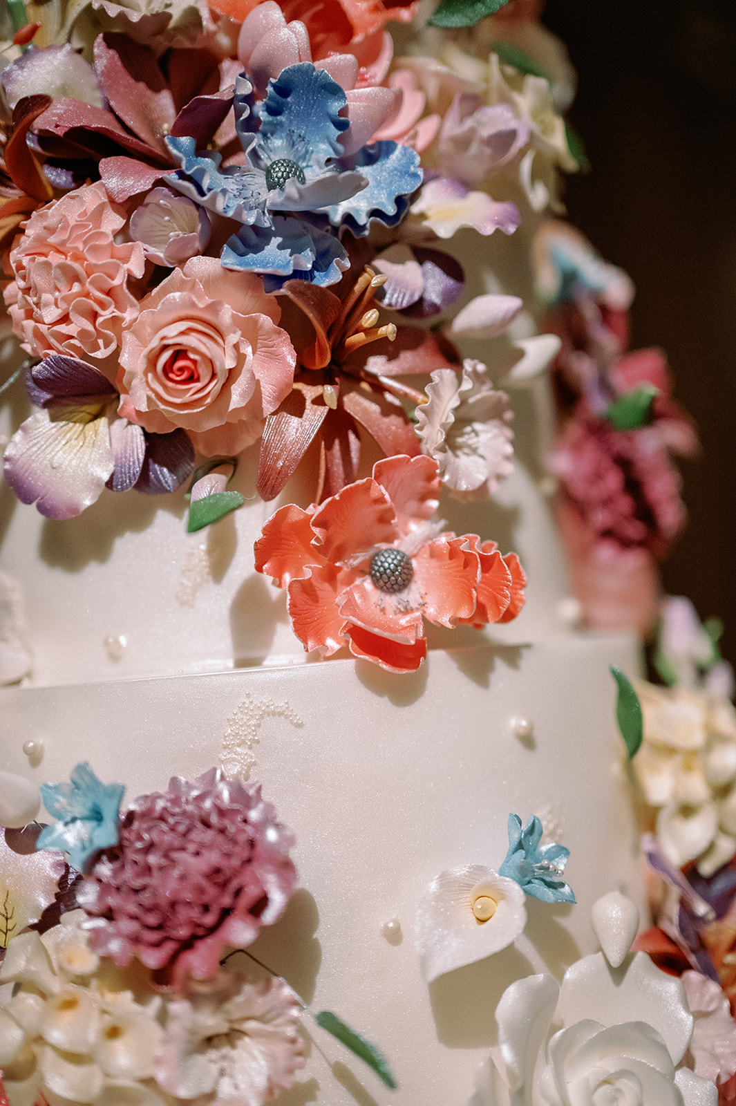 pastel sugar flowers