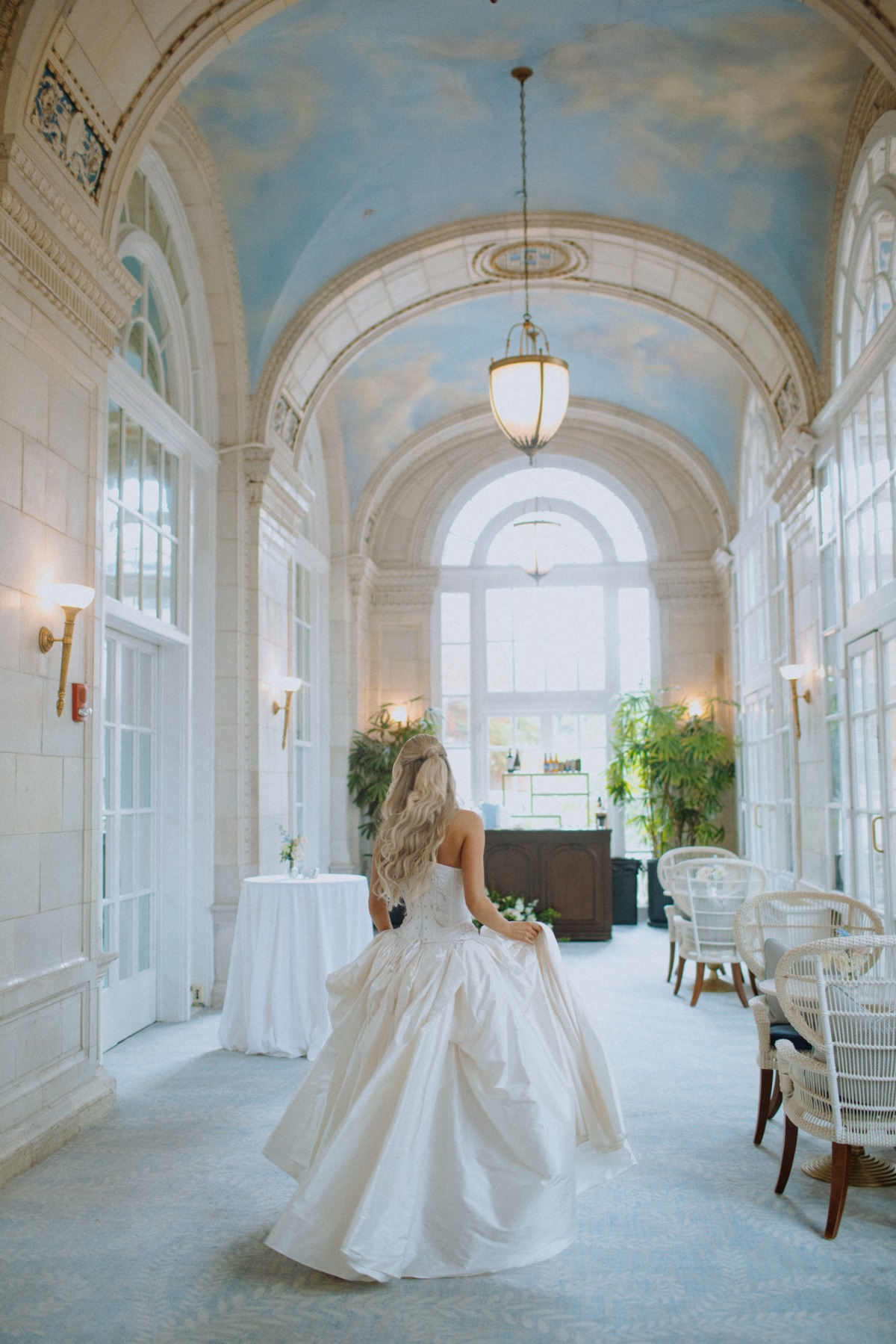 custom bodice wedding ballgown