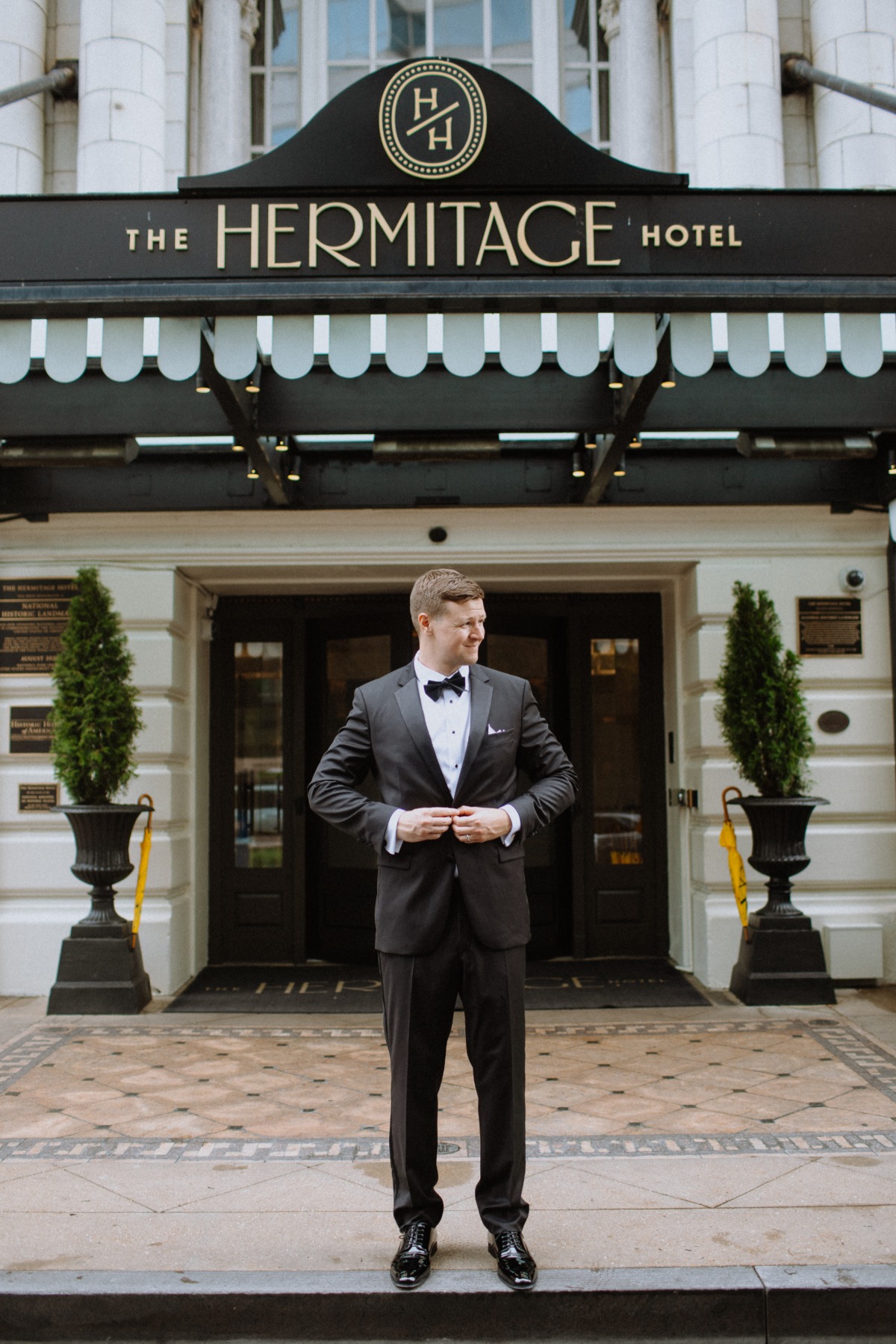 Nashville black tie wedding