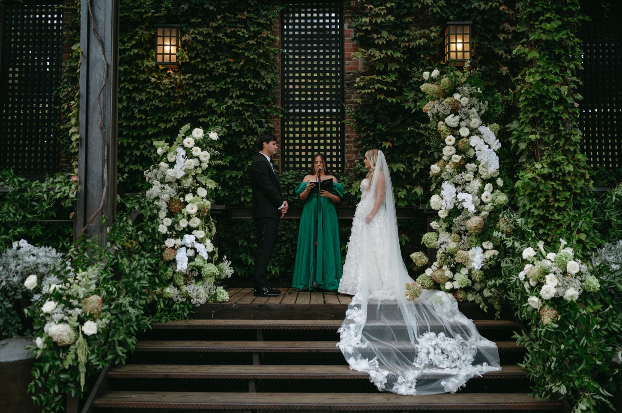 galia lahav fabiana dress and matching veil