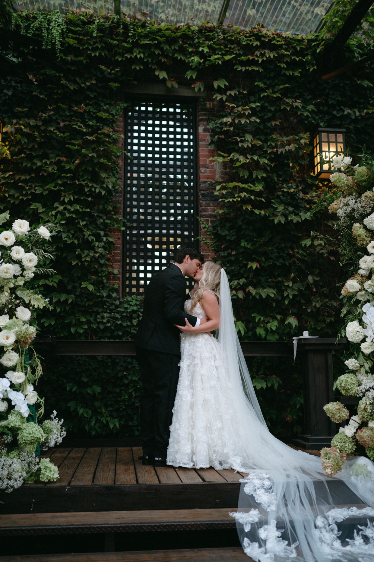 real bride in galia lahav fabiana gown
