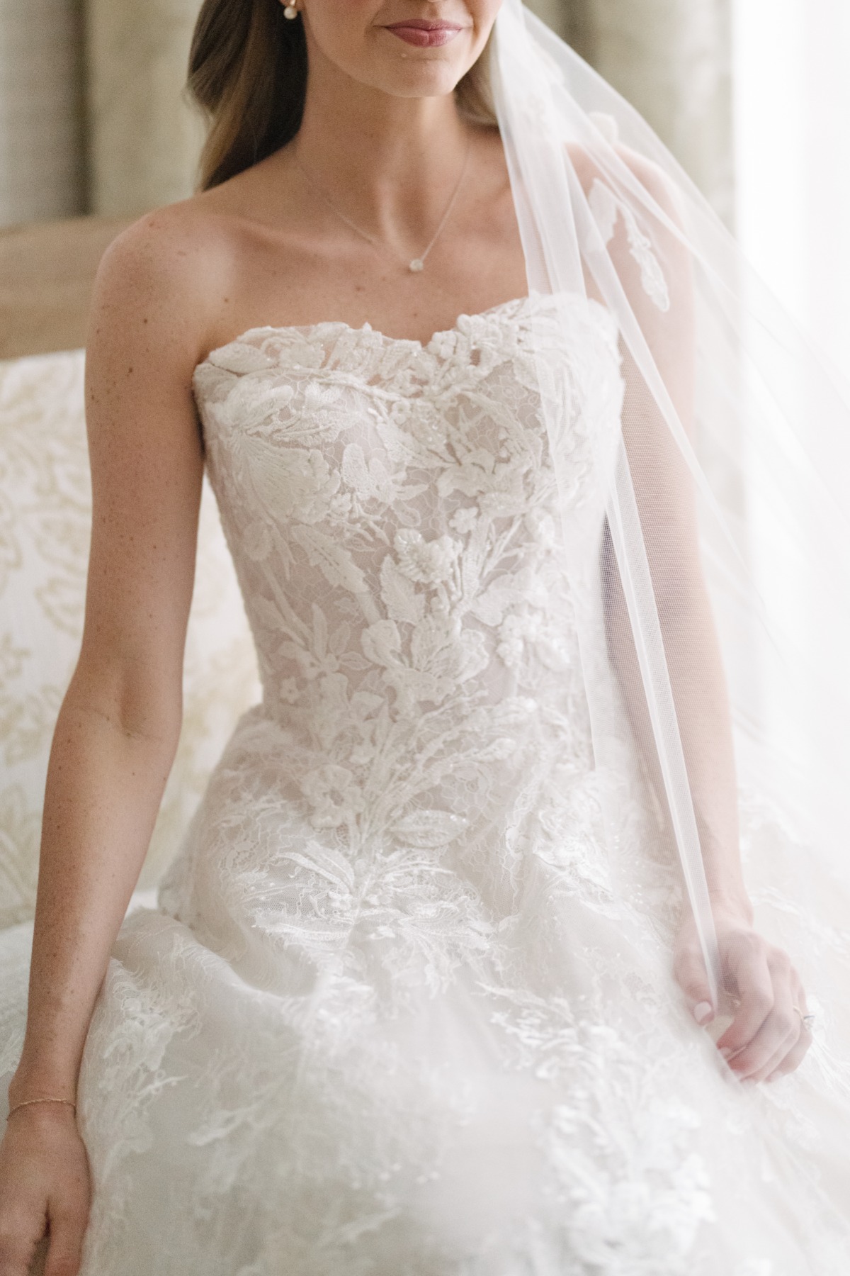 structured lace wedding gown ideas