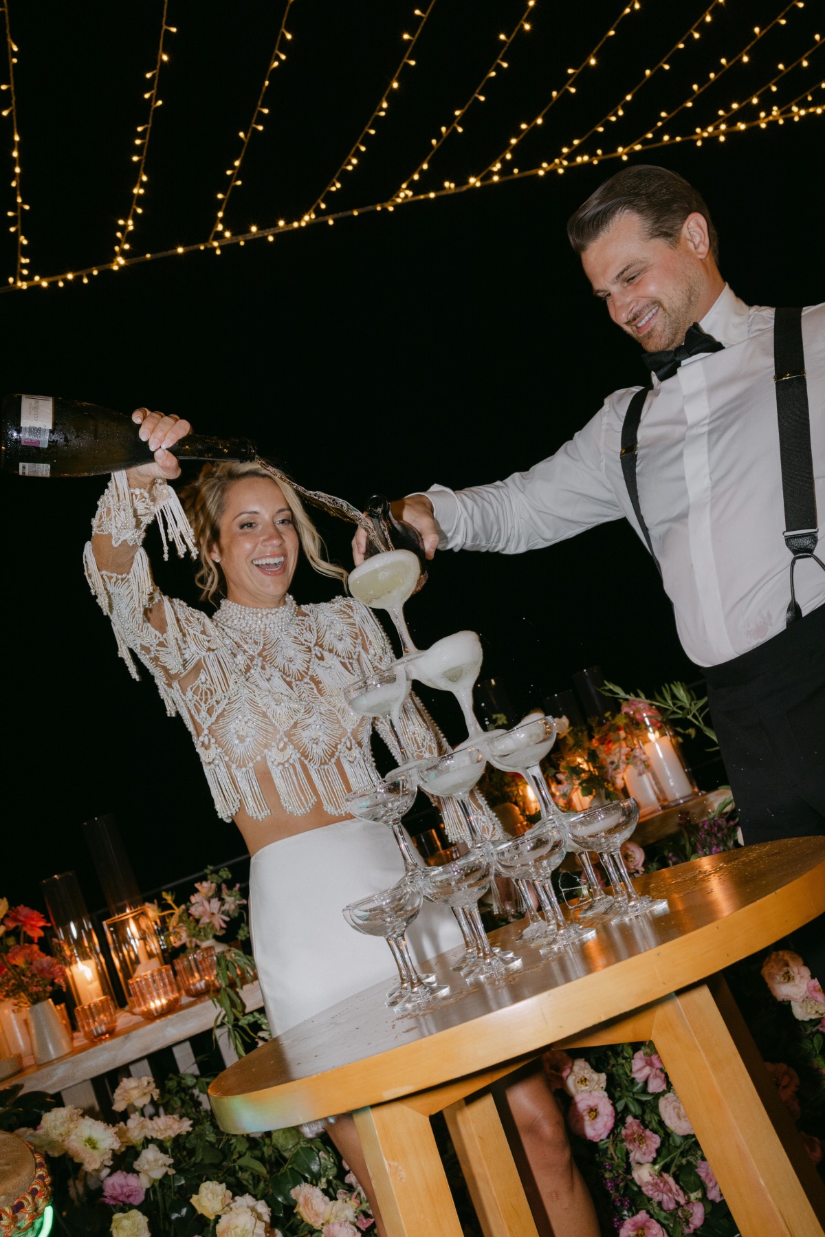 champagne tower
