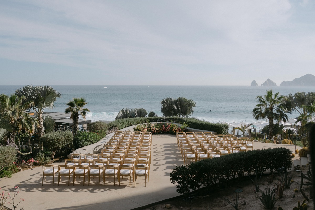 oceanfront natural wedding ceremony 