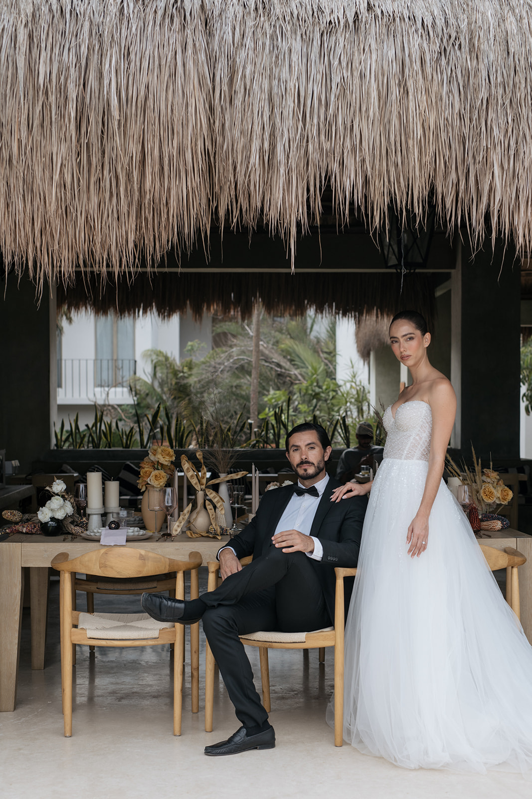 Tulum tiki wedding bar