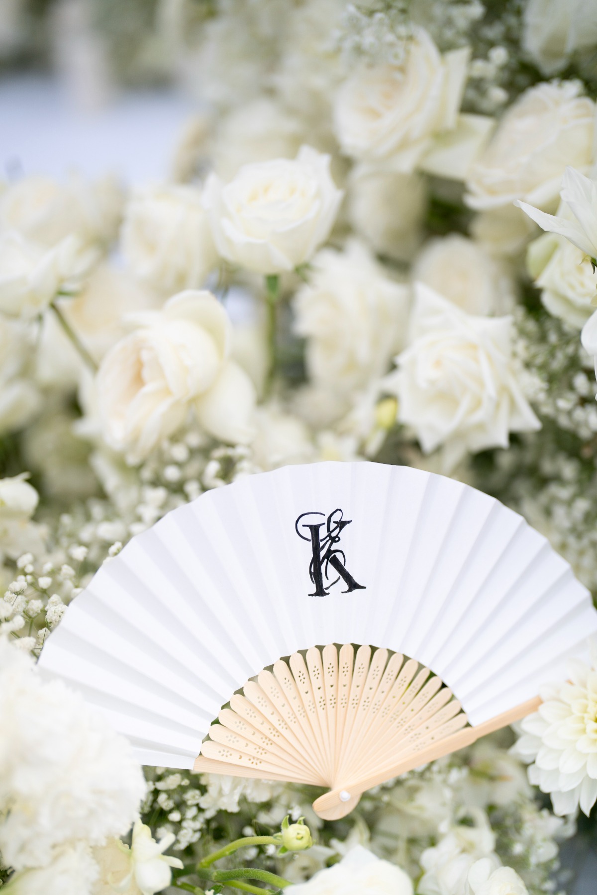 monogrammed fans