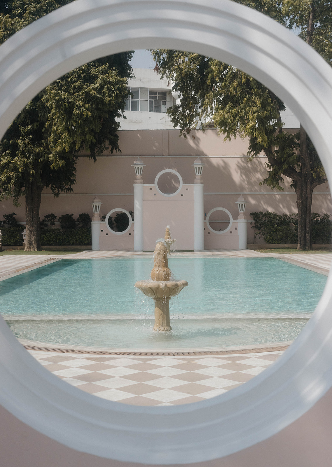 pink wedding venue in india