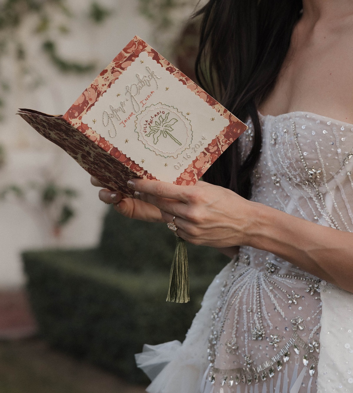 custom vow books for wedding