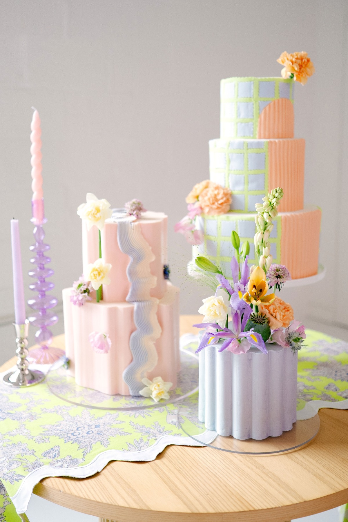 wedding cake trio