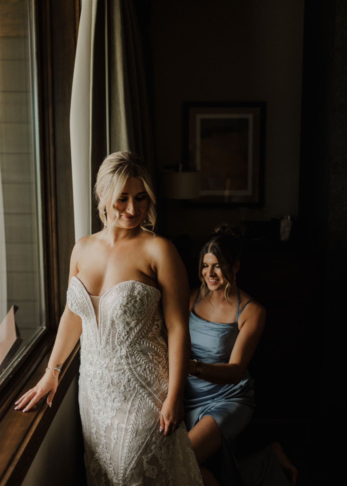 beaded wedding dress