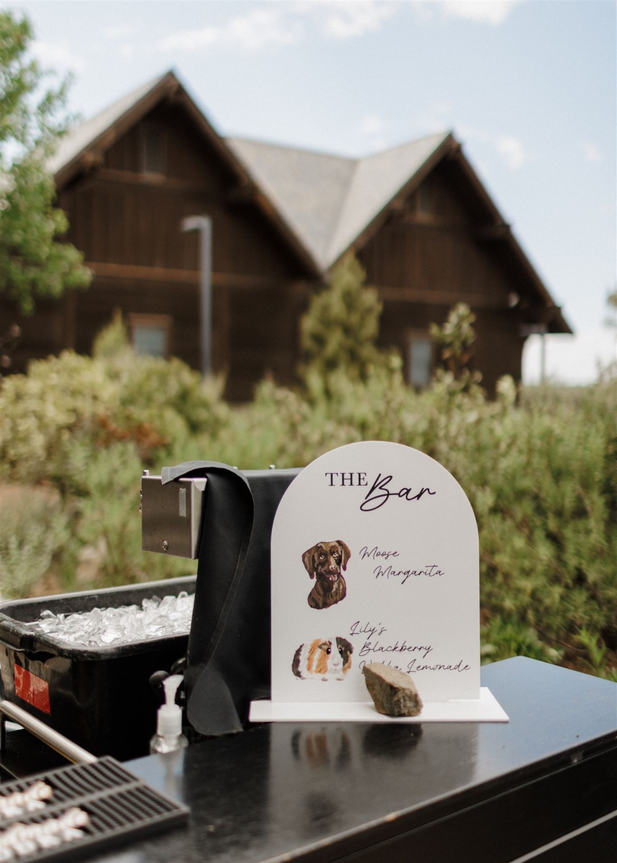 pet inspired bar menu