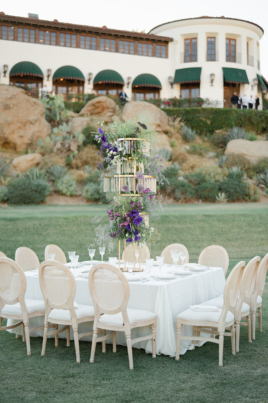 tiered centerpiece
