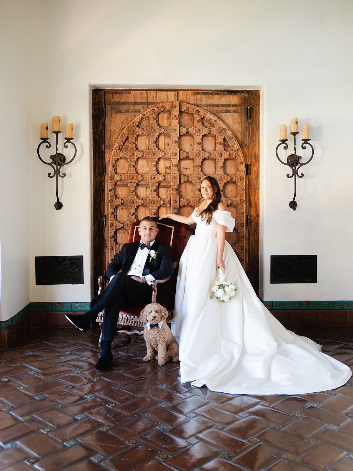 wedding dog