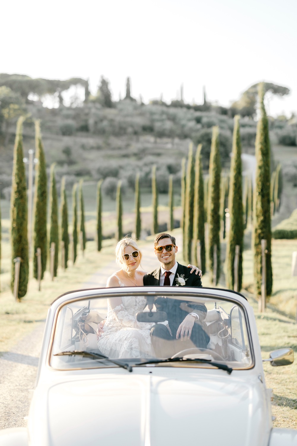 vintage car rental in tuscany