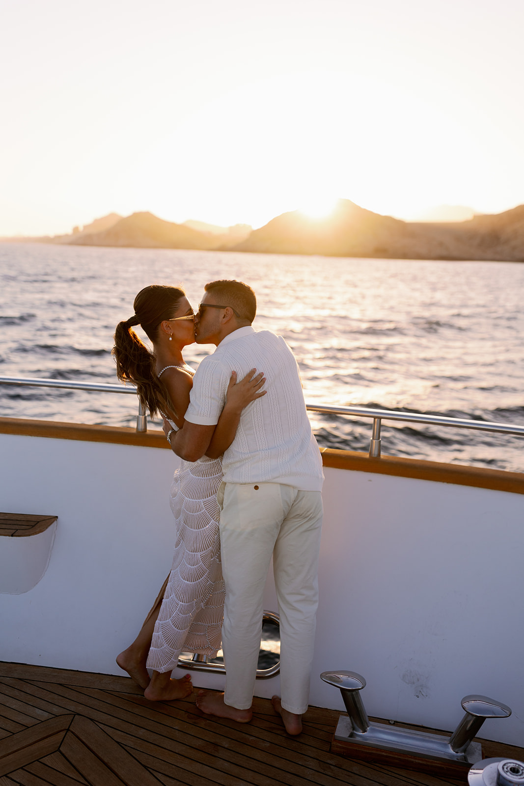 wedding welcome party sunset yacht party