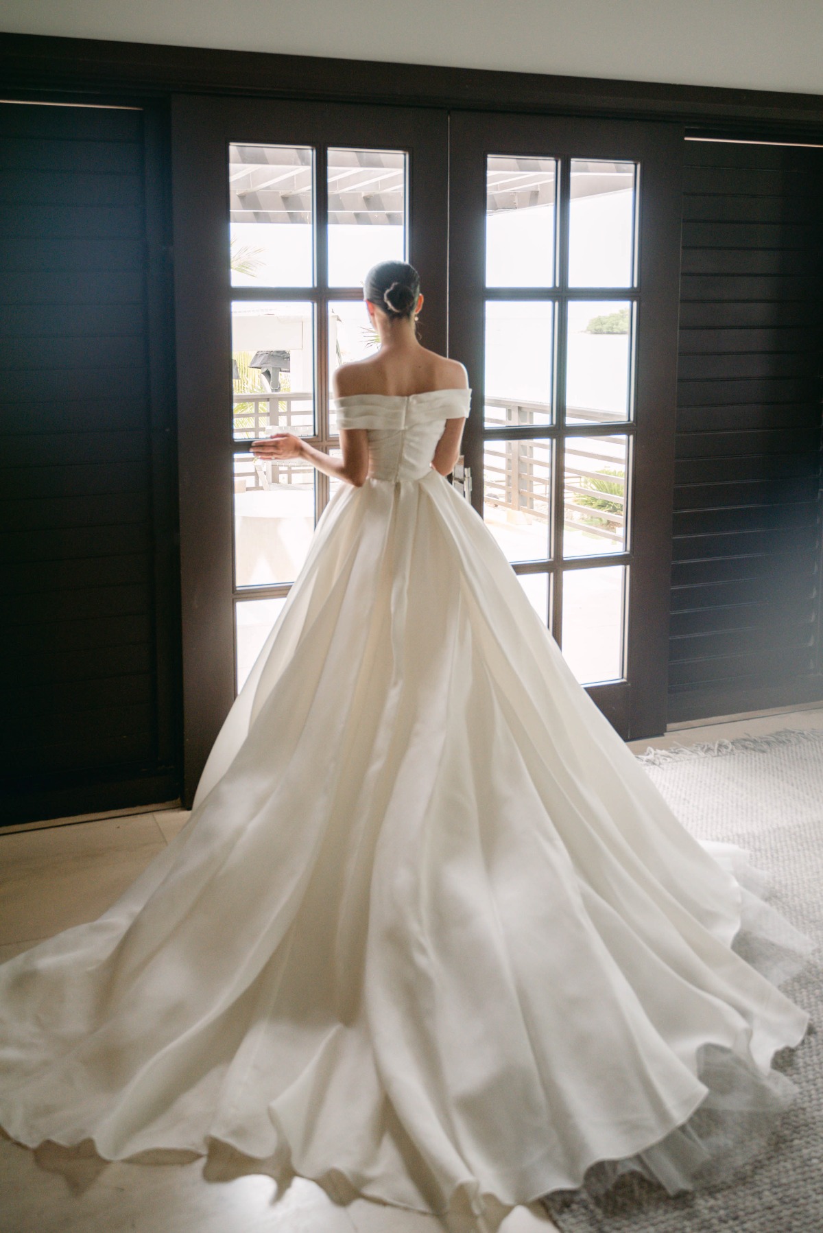 silk organza wedding dress