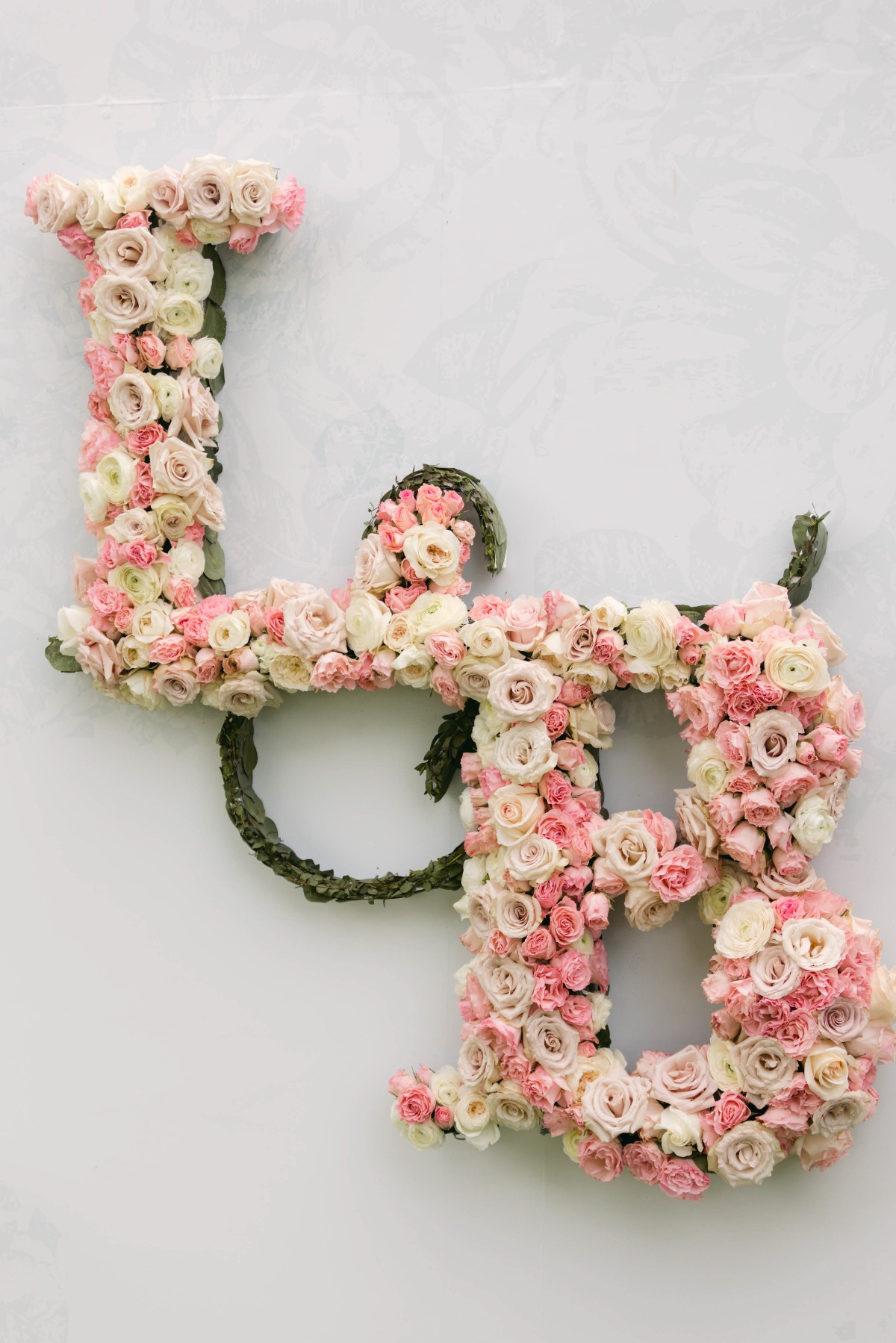 floral monogram ideas