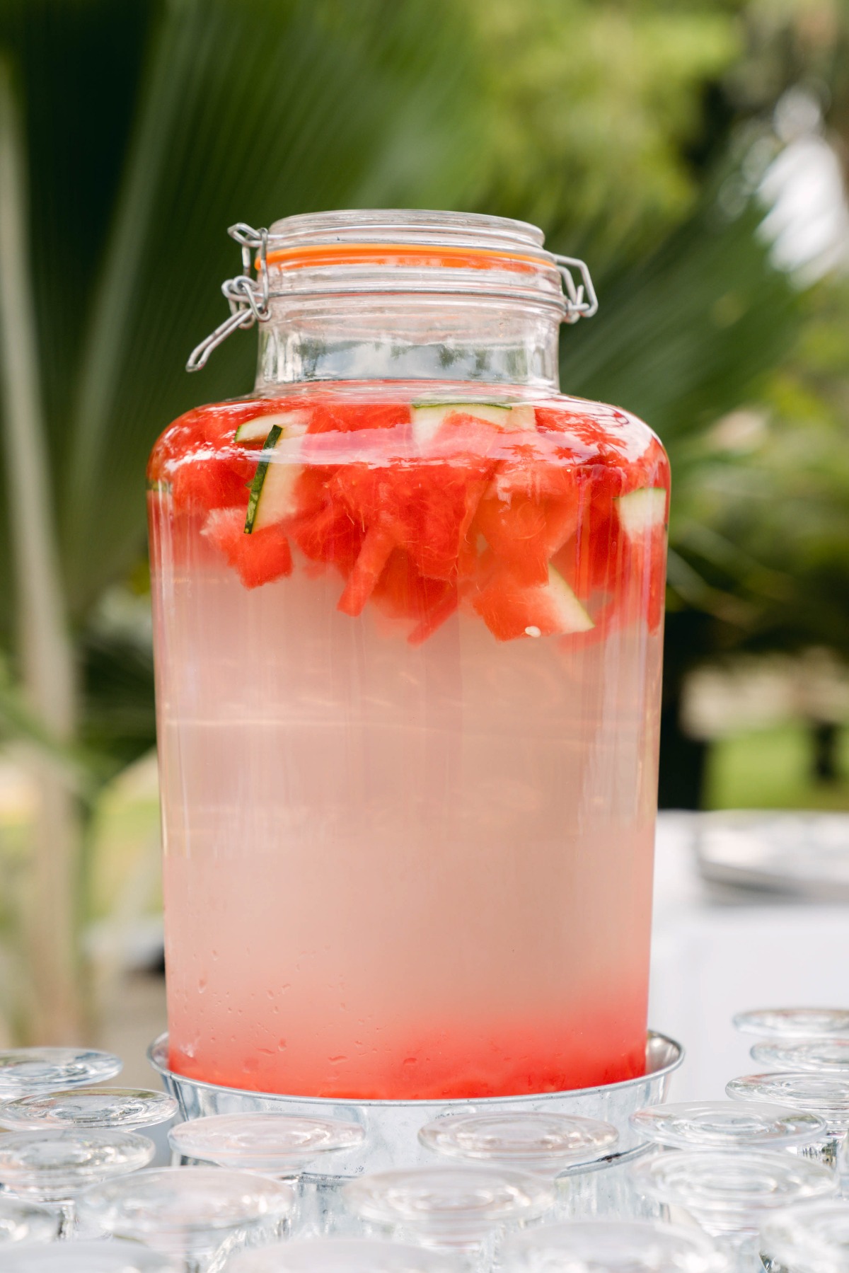 flavored water for wedding