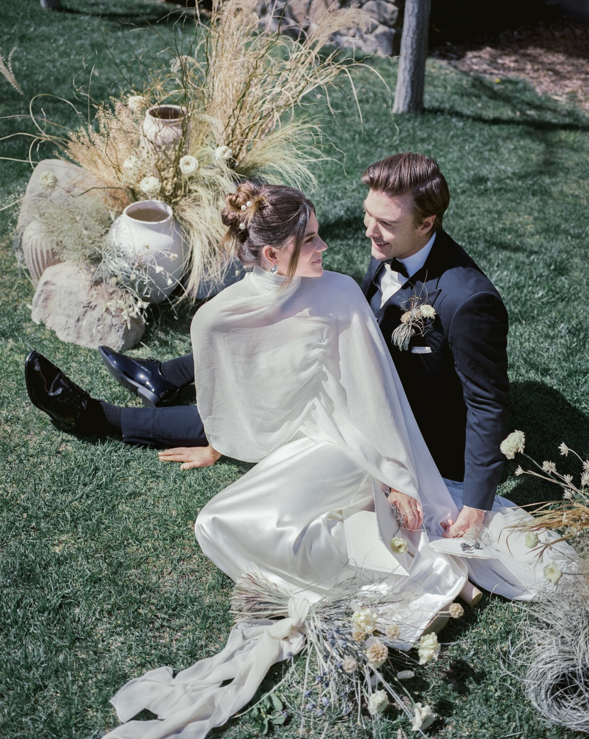 bridal cape