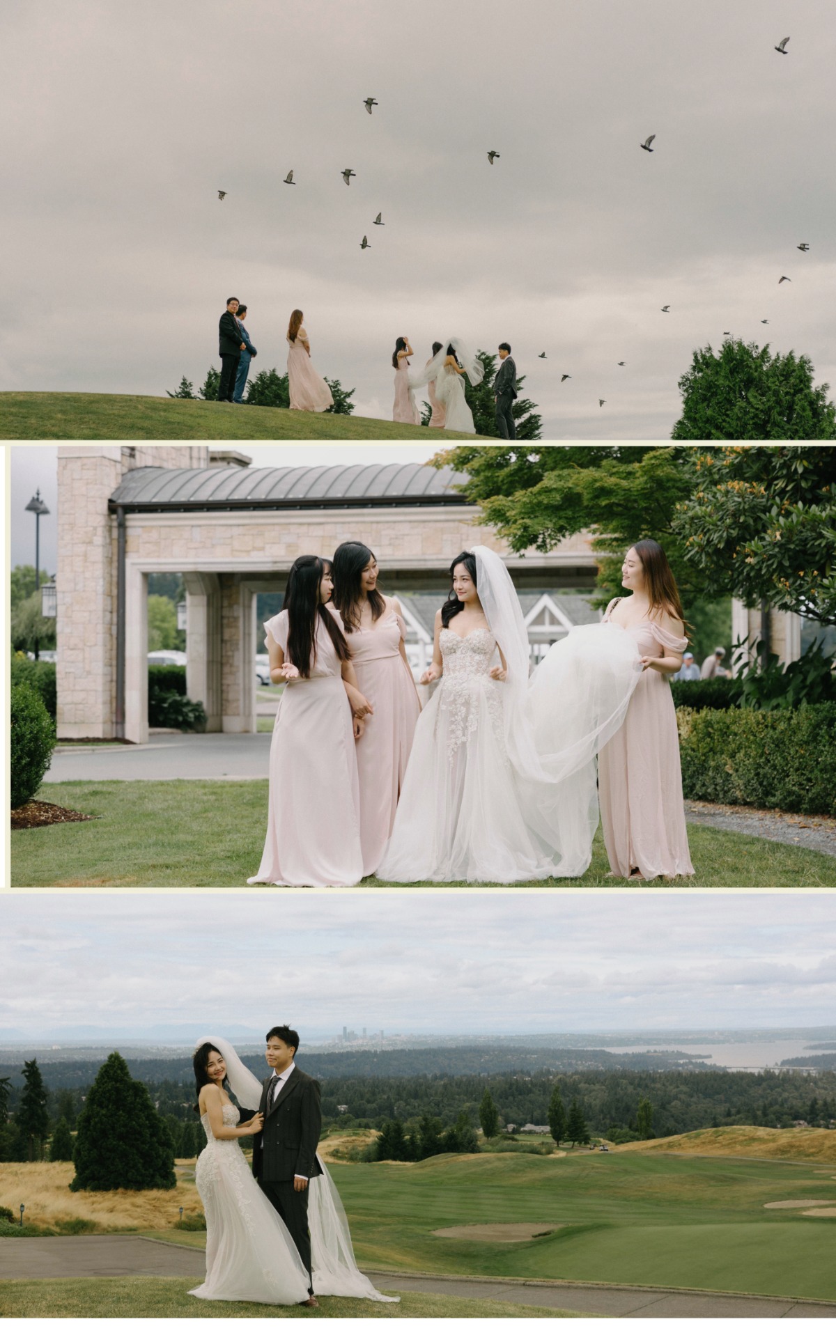 blush bridesmaid dresses